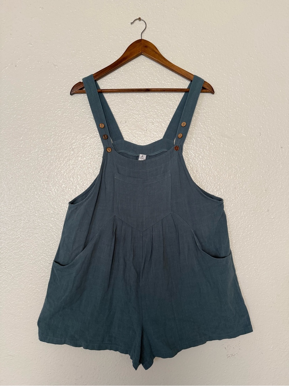 ANRABESS Women's Teal size L Romper with Pockets